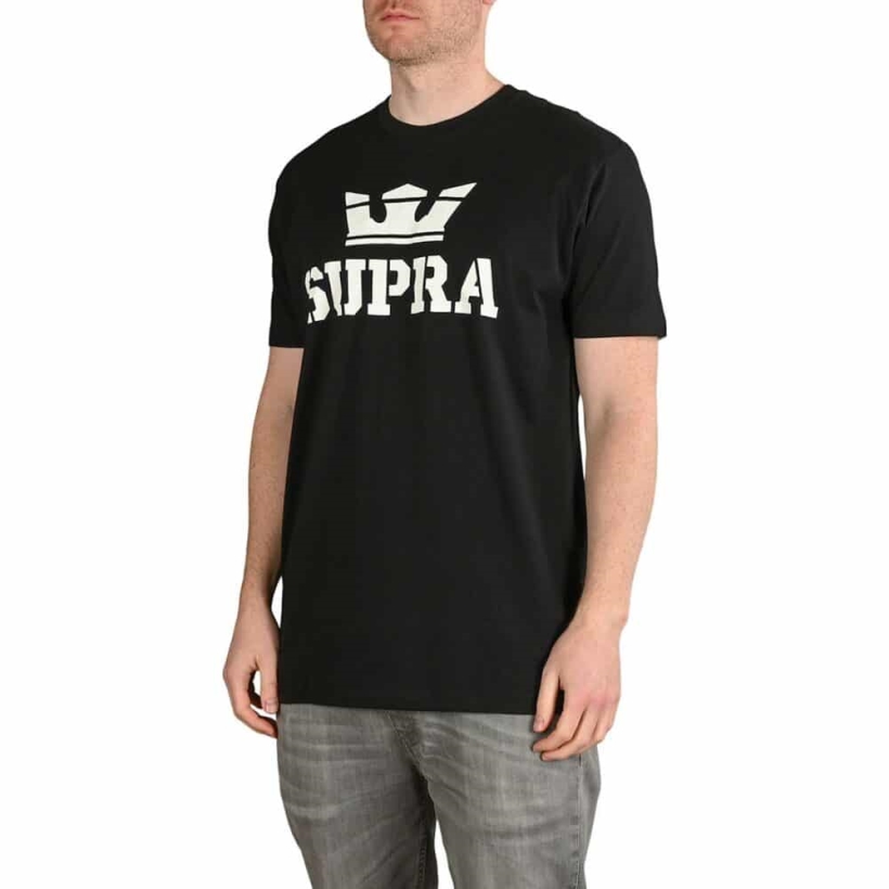 Supra Above S/S T-Shirt Black/White