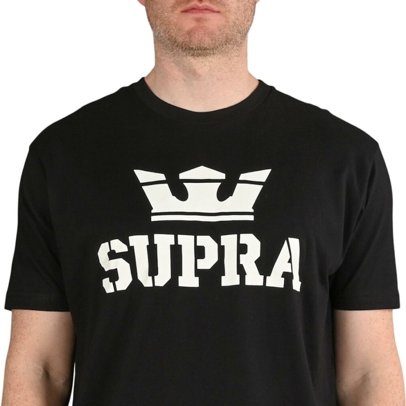 Supra Above S/S T-Shirt Black/White